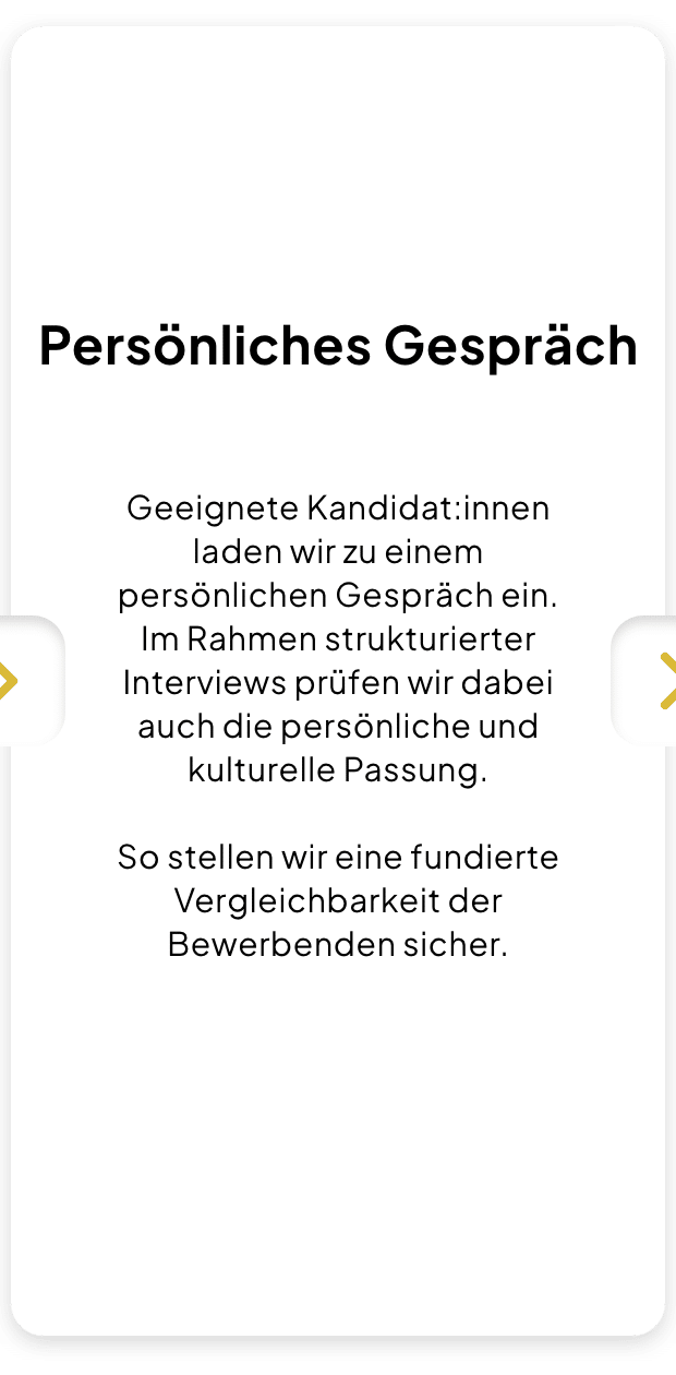 Persönliches Gespräch